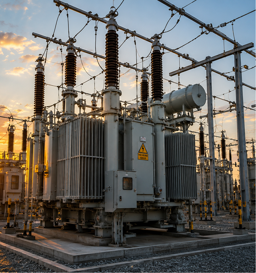 High Voltage Substation Transformer